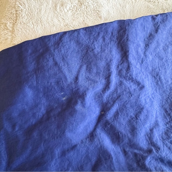 Vintage Brandeis University Pullover Mens Large Blue Champion Windbreaker Swim - Picture 13 of 13